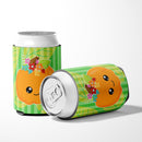 Pumpkin Fall Can or Bottle Hugger Cooler Sleeve for Standard 12 oz Cans, Insulated Foam Beer & Soda Can Hugger Reusable
