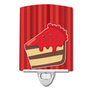 Christmas Cake Ceramic Night Light Compact, UL-Certified, Ideal for Bedroom, Bathroom, Nursery, Hallway, Kitchen, 6x4x3, Multicolor