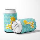 Boy Giraffe Can or Bottle Hugger Cooler Sleeve for Standard 12 oz Cans, Insulated Foam Beer & Soda Can Hugger Reusable