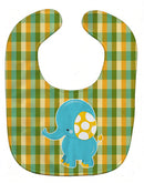 Boy Elephant Baby Bib Easy-Clean Baby Bib Baby Feeding Accessory Baby Mealtime Essential, 10 x 13, Multicolor