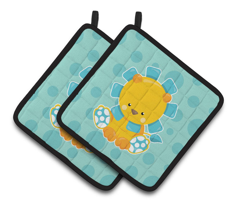 Boy Lion Pair of Pot Holders BB6823PTHD