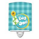 Boy Big One Ceramic Night Light Compact, UL-Certified, Ideal for Bedroom, Bathroom, Nursery, Hallway, Kitchen, 6x4x3, Multicolor