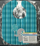 Elephant with Balloon Baby Bib Easy-Clean Baby Bib Baby Feeding Accessory Baby Mealtime Essential, 10 x 13, Multicolor
