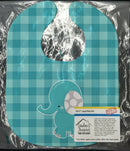 Striped Elephant Baby Bib Easy-Clean Baby Bib Baby Feeding Accessory Baby Mealtime Essential, 10 x 13, Multicolor