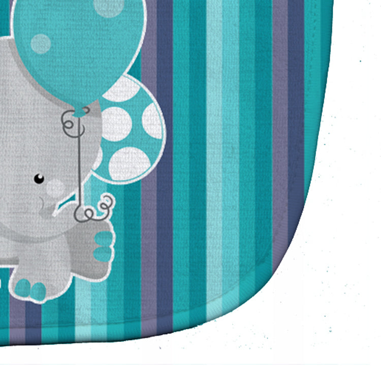 Grey Elephant with Balloon Baby Bib BB6842BIB