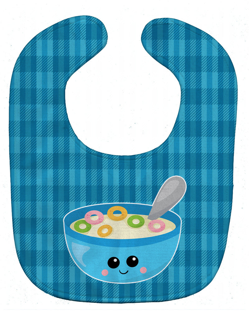 Blue bowl of Cereal Baby Bib BB6845BIB