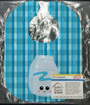 Blue Plaid and Milk Baby Bib BB6846BIB