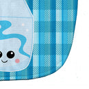 Blue Plaid and Milk Baby Bib BB6846BIB