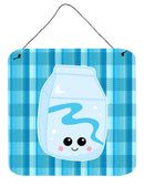 Blue Plaid and Milk Wall or Door Hanging Prints BB6846DS66