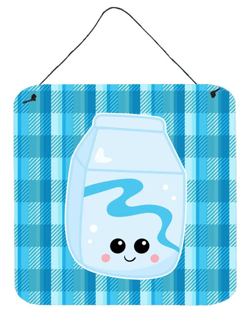Blue Plaid and Milk Wall or Door Hanging Prints BB6846DS66