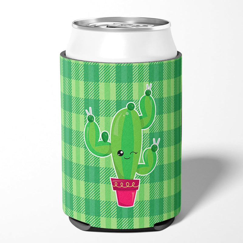 Cactus Plaid Can or Bottle Hugger BB6848CC