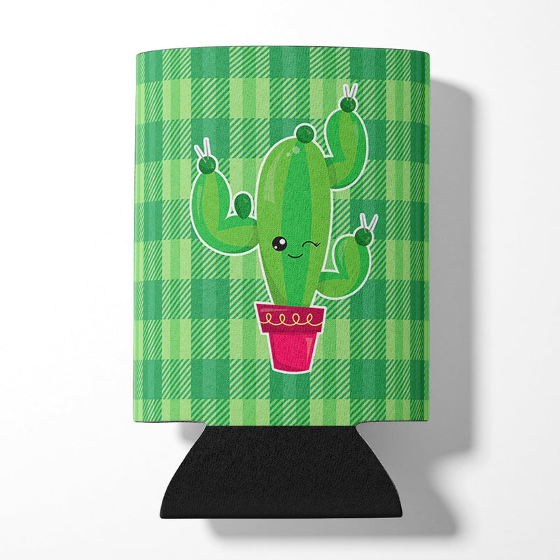 Cactus Plaid Can or Bottle Hugger BB6848CC