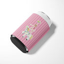 Circus Performer Can or Bottle Hugger Cooler Sleeve for Standard 12 oz Cans, Insulated Foam Beer & Soda Can Hugger Reusable