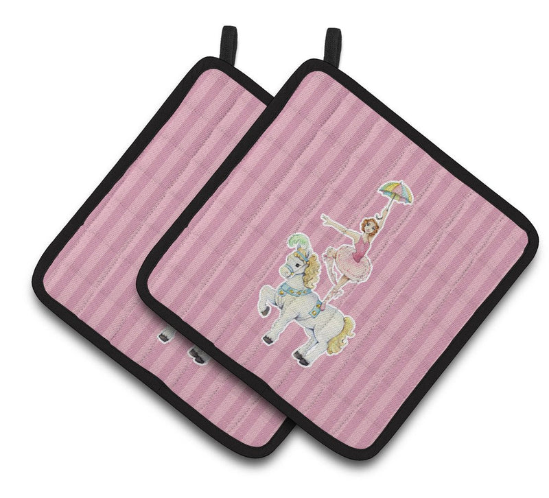 Circus Performer Pair of Pot Holders BB6860PTHD