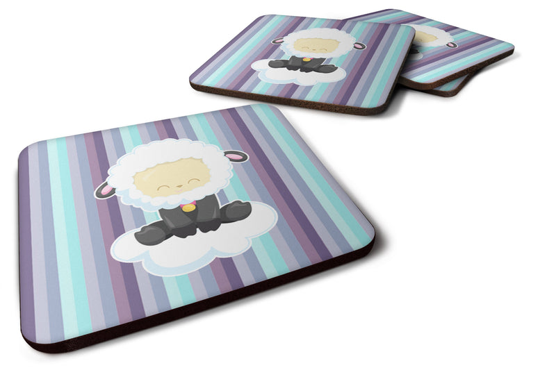 Sheep on Cloud Foam Coaster Set of 4 BB6875FC