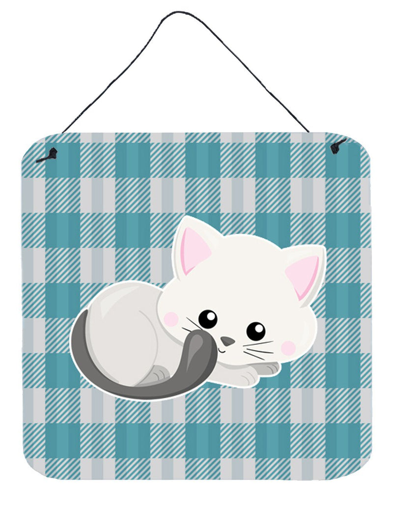 White Kitten Wall or Door Hanging Prints BB6883DS66