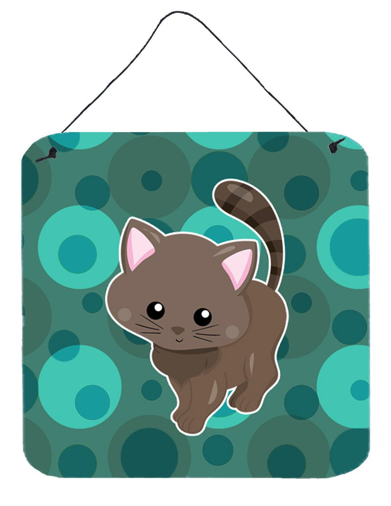 Polkadot Kitten Cat Wall or Door Hanging Prints BB6885DS66