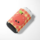 Perfectly Peach Can or Bottle Hugger Cooler Sleeve for Standard 12 oz Cans, Insulated Foam Beer & Soda Can Hugger Reusable