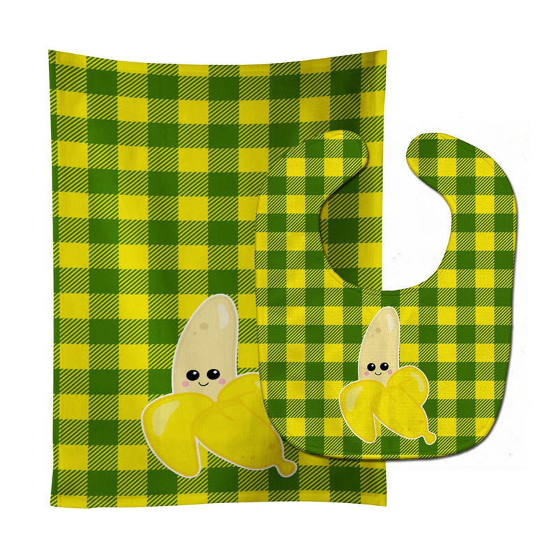 Going Bananas Baby Bib & Burp Cloth BB6889STBU