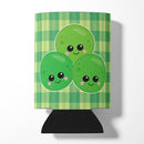 Three Peas Can or Bottle Hugger Cooler Sleeve for Standard 12 oz Cans, Insulated Foam Beer & Soda Can Hugger Reusable