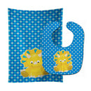 Triceratops Dinosaur Baby Bib & Burp Cloth Easy-Clean Baby Bib Baby Feeding Accessory Baby Mealtime Essential