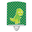 Iguanodon Dinosaur Ceramic Night Light Compact, UL-Certified, Ideal for Bedroom, Bathroom, Nursery, Hallway, Kitchen, 6x4x3, Multicolor