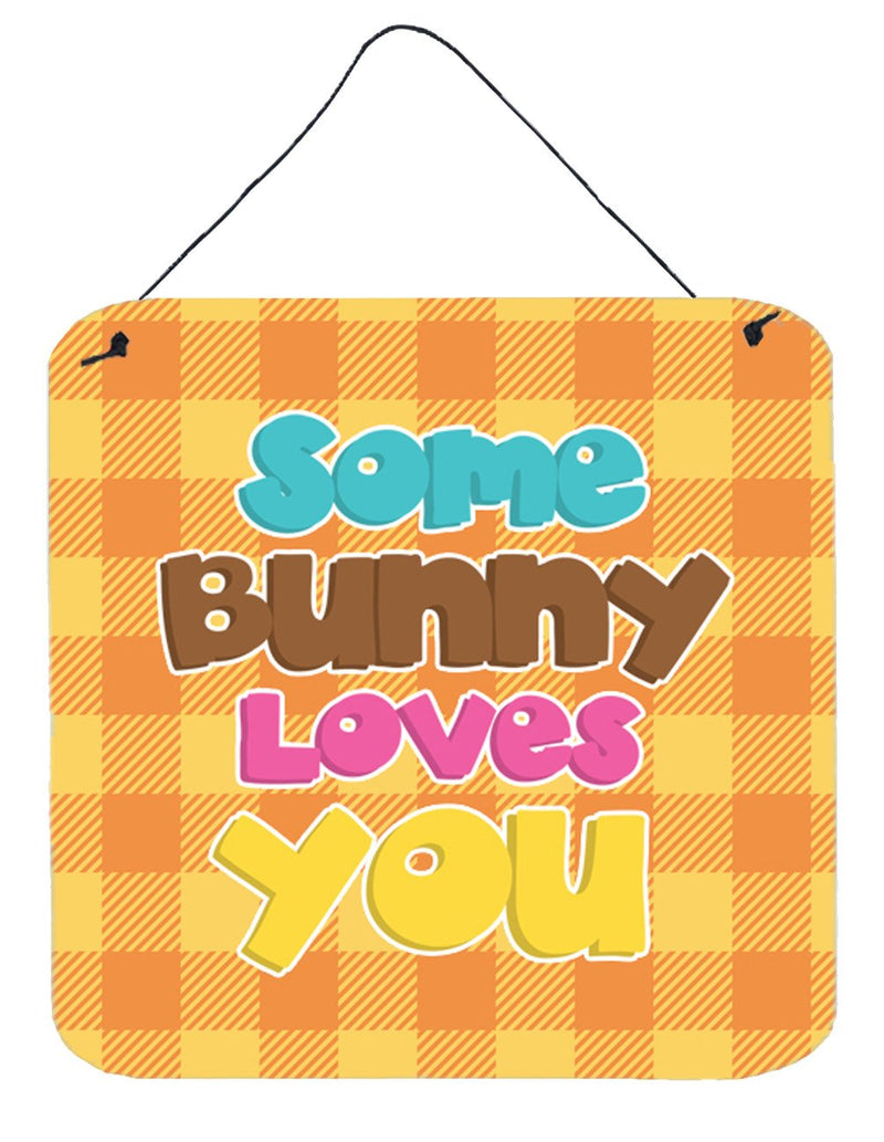 Easter Some Bunny Loves You Wall or Door Hanging Prints BB6902DS66