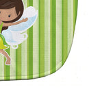 Fairy Green Stripes Baby Bib Easy-Clean Baby Bib Baby Feeding Accessory Baby Mealtime Essential, 10 x 13, Multicolor