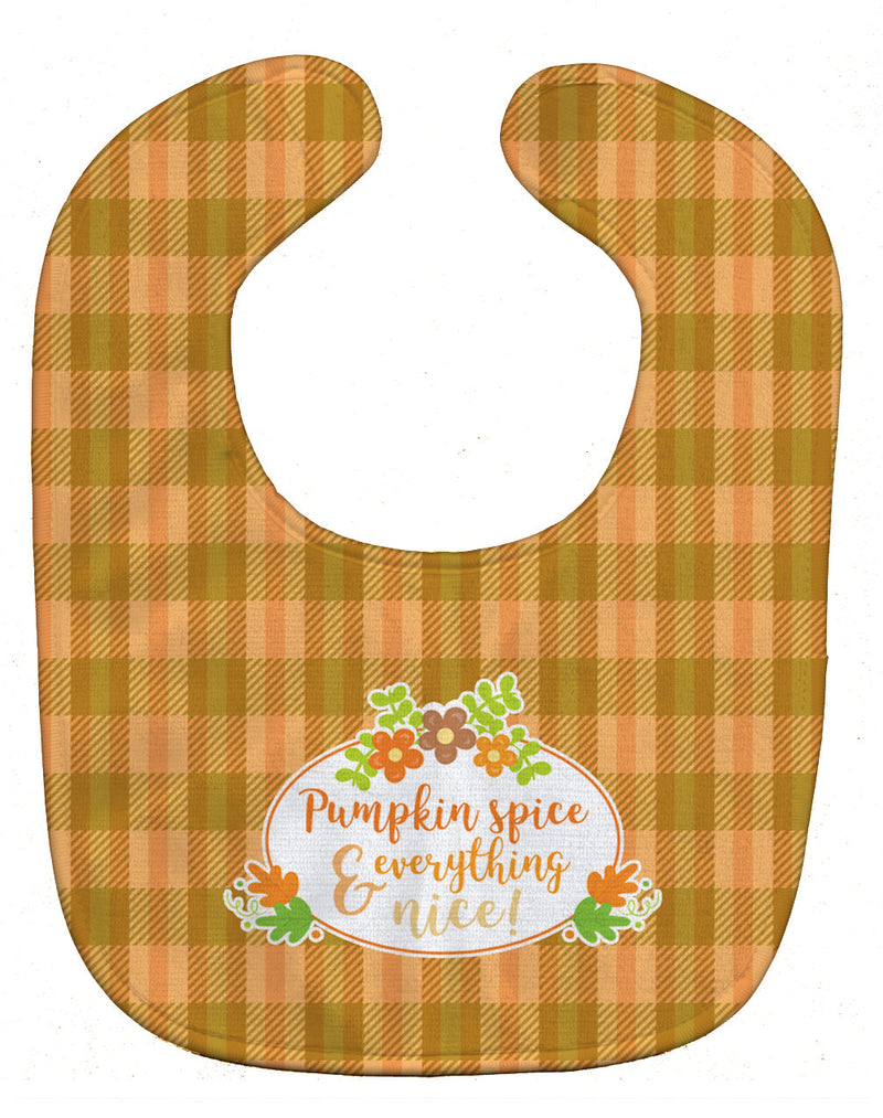 Fall Pumpkin Spice and Everything Baby Bib BB6920BIB