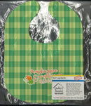 Fall Pumpkin Spice Gingham Baby Bib Easy-Clean Baby Bib Baby Feeding Accessory Baby Mealtime Essential, 10 x 13, Multicolor