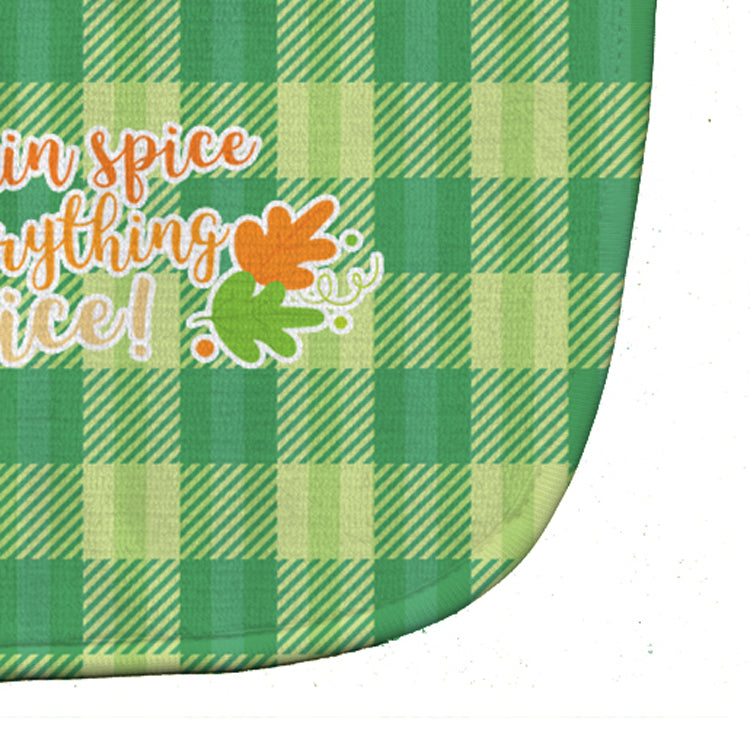 Fall Pumpkin Spice Gingham Baby Bib BB6923BIB