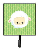 Sheep Lamb Face Leash or Key Holder Wall Hooks, Key Hooks Holder, Coat Rack Wall Mount, Coat Hooks, Hooks for Hanging Keys, Towels, Aprons, Leashes