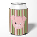 Pig Face Can or Bottle Hugger Cooler Sleeve for Standard 12 oz Cans, Insulated Foam Beer & Soda Can Hugger Reusable