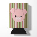 Pig Face Can or Bottle Hugger Cooler Sleeve for Standard 12 oz Cans, Insulated Foam Beer & Soda Can Hugger Reusable