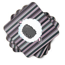 Black Sheep Lamb Face  Foam Coaster  BB6931FC