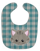 Kitten Face  Baby Bib Easy-Clean Baby Bib Baby Feeding Accessory Baby Mealtime Essential, 10 x 13, Multicolor