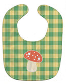 Mushroom Baby Bib Easy-Clean Baby Bib Baby Feeding Accessory Baby Mealtime Essential, 10 x 13, Multicolor