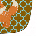 Fox on Quatrafoil Baby Bib Easy-Clean Baby Bib Baby Feeding Accessory Baby Mealtime Essential, 10 x 13, Multicolor