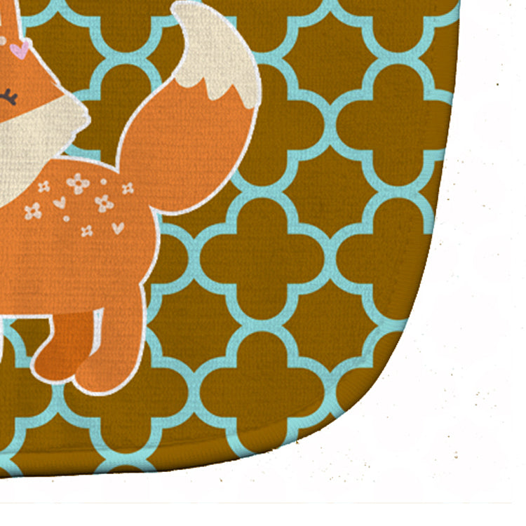 Fox on Quatrafoil Baby Bib BB6939BIB