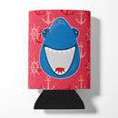 Shark Wide Open Can or Bottle Hugger Cooler Sleeve for Standard 12 oz Cans, Insulated Foam Beer & Soda Can Hugger Reusable