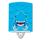 Shark Open Wide in Waves Ceramic Night Light Compact, UL-Certified, Ideal for Bedroom, Bathroom, Nursery, Hallway, Kitchen, 6x4x3, Multicolor