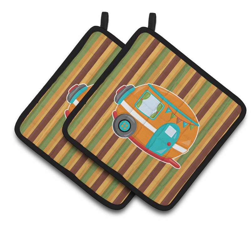 Retro Camper Pair of Pot Holders BB6956PTHD