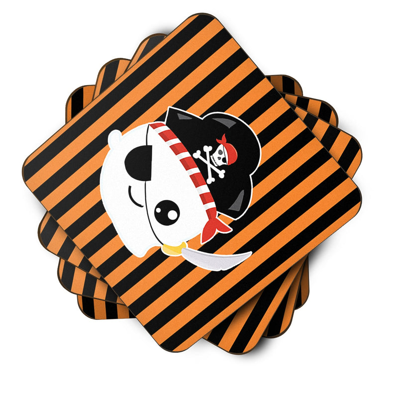 Halloween Ghost Pirate Foam Coaster Set of 4 BB6957FC