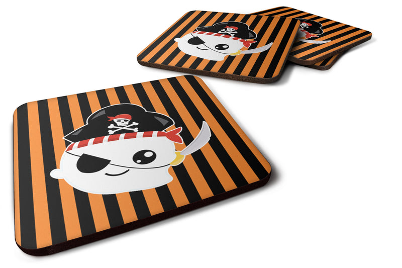 Halloween Ghost Pirate Foam Coaster Set of 4 BB6957FC