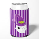 Halloween Ghost Witch Can or Bottle Hugger Cooler Sleeve for Standard 12 oz Cans, Insulated Foam Beer & Soda Can Hugger Reusable