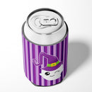 Halloween Ghost Witch Can or Bottle Hugger Cooler Sleeve for Standard 12 oz Cans, Insulated Foam Beer & Soda Can Hugger Reusable