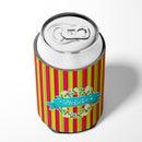 Christmas Wreath Believe Can or Bottle Hugger Cooler Sleeve for Standard 12 oz Cans, Insulated Foam Beer & Soda Can Hugger Reusable