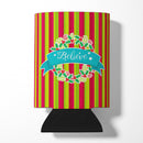 Christmas Wreath Believe Can or Bottle Hugger Cooler Sleeve for Standard 12 oz Cans, Insulated Foam Beer & Soda Can Hugger Reusable