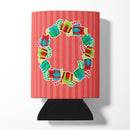 Christmas Wreath Presents Can or Bottle Hugger Cooler Sleeve for Standard 12 oz Cans, Insulated Foam Beer & Soda Can Hugger Reusable