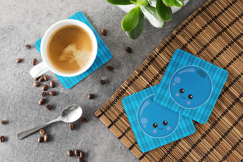 Blueberry Face Foam Coaster  BB6984FC